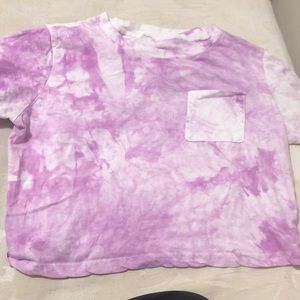 Tie dye crop top